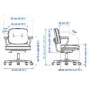 Office chair goldenbrown