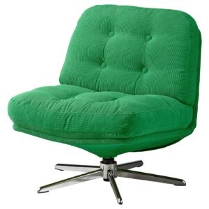 Swivel Easy Chair Green