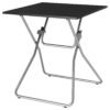 Folding Table Black 67×67 cm