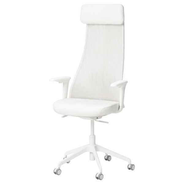 jaervfjaellet-office-chair-with-armrests-grann-white__1078845_pe857303_s5.jpg Office Chair with Armrests White