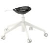 Chair Base with 5 Legs and Castors White
