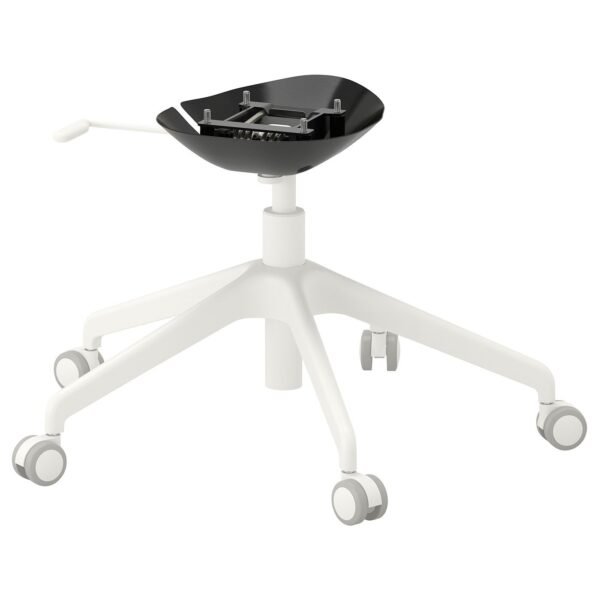 Chair Base with 5 Legs and Castors White