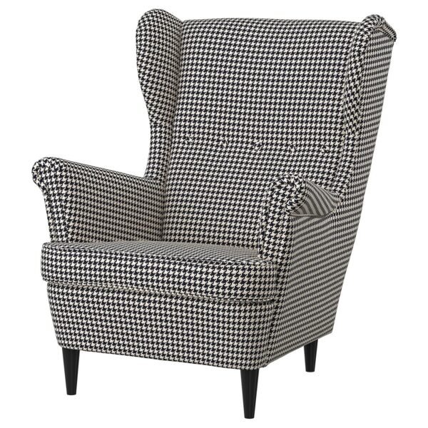 strandmon-wing-chair-vibberbo-black-beige__0761768_pe751434_s5.jpg Wing Chair Black Beige