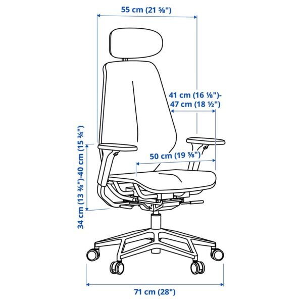 Gaming Chair Grey Red