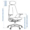 Gaming Chair Grey Red
