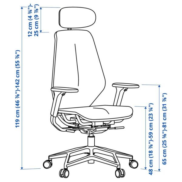 Gaming Chair Grey Red