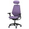 Gaming Chair Purple Black