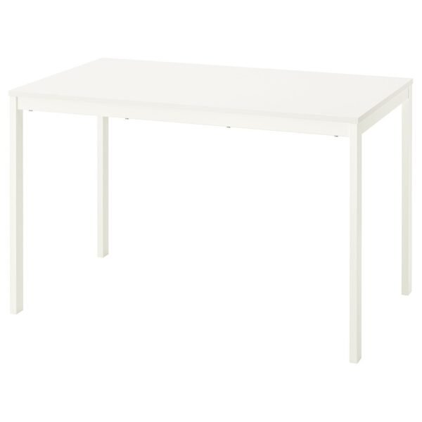 Extendable Table White 120–180×74 cm