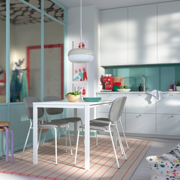 Table White 125×74 cm